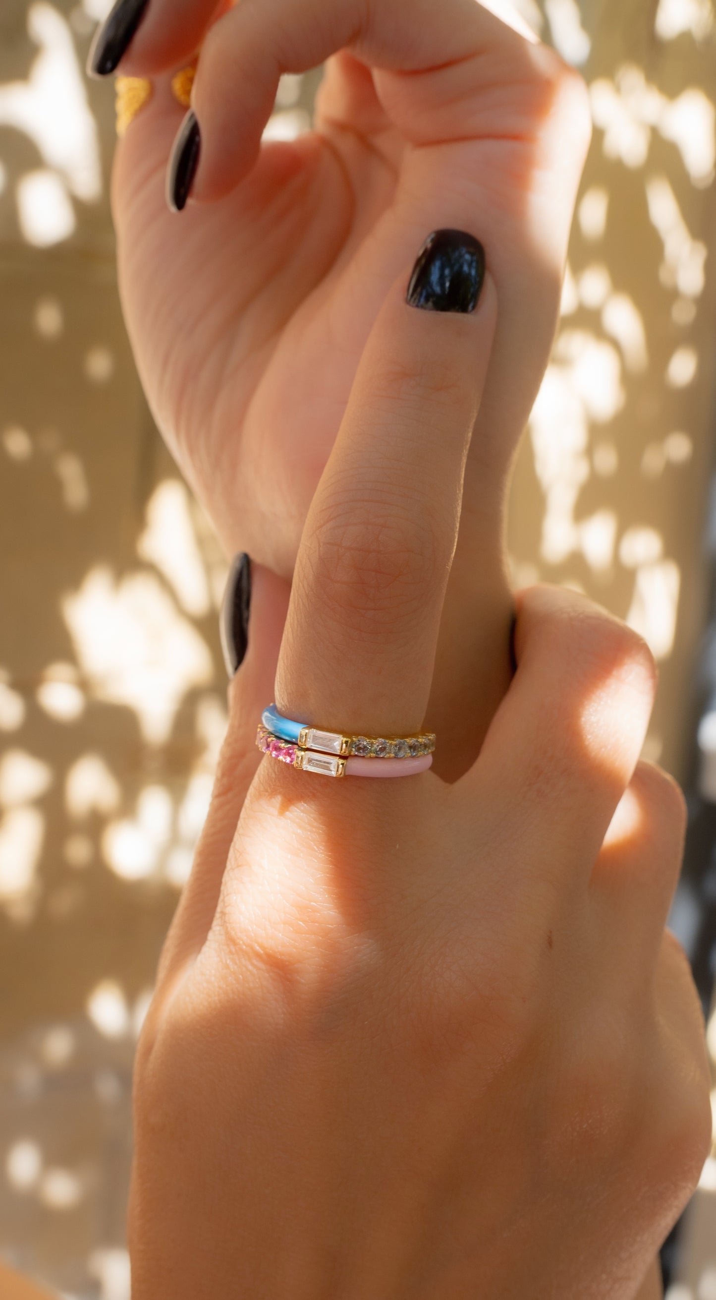 Dainty Enamel Ring