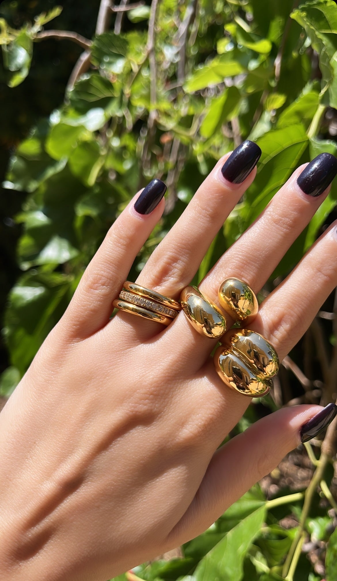 Double Dome Statement Ring