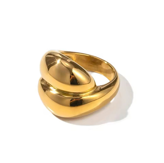 Twisted Dome Statement ring