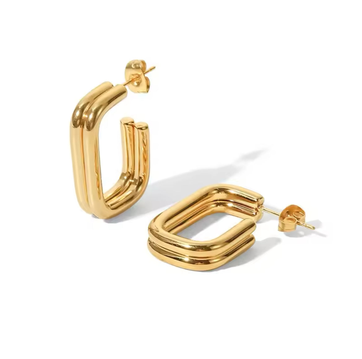 Square Hoop Earrings